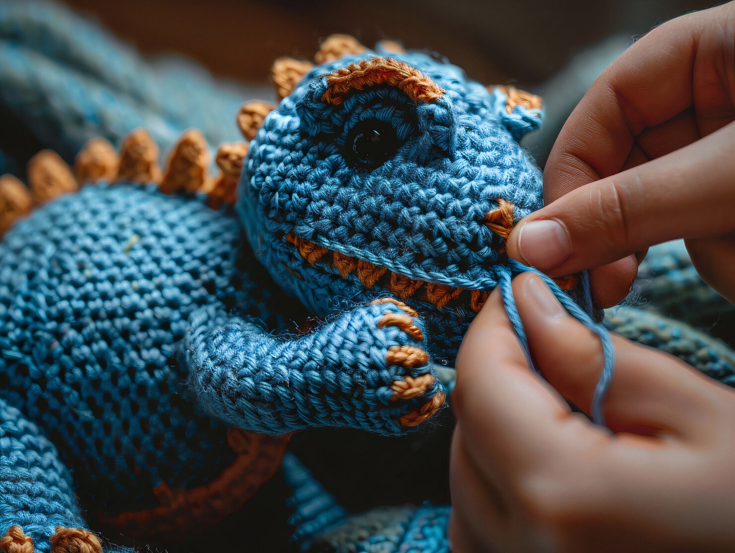 BreiAtelier team aan het werk met hoogwaardig breimateriaal